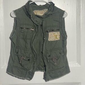 Free People Vest with hood